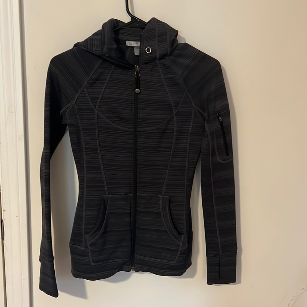Athleta zip up jacket with hood